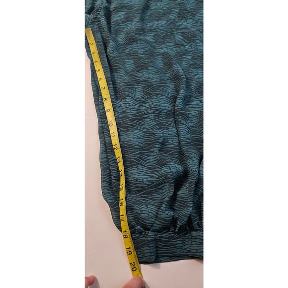 Free People Intimately More Chill Sleep Pants Sea Green S wide leg see through - Picture 8 of 9